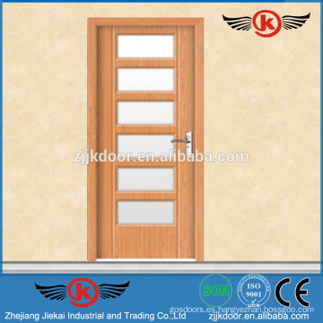 JK-P9085 precio de la puerta del pvc del cuarto de baño barato qida / ventana del pvc y perfil de la puerta máquina de la extrusión / puerta laminada